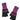 Love & Hope Knitted Gloves - Khaki & Fluro Pink