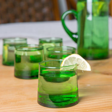 Recycled Tumbler Glass - Green - 200ml