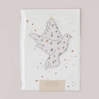 Christmas Card - Dove Decoration