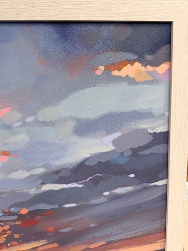 Autumn Sunset, Rhosneigr - Original Acrylic