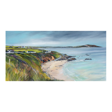Porth Swtan and the Breakwater - Print