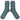 Men's Lambswool Ankle Socks - Fair Isle - Green & Teal