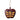 Hanging Apple - Folk Art Red