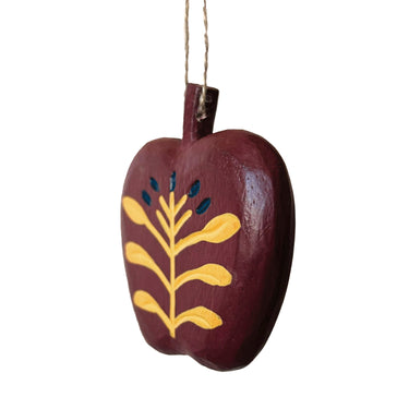 Hanging Apple - Folk Art Red
