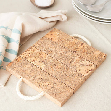 Natural Cork Trivet Block