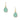 Ava Earrings - Aqua Chalcedony