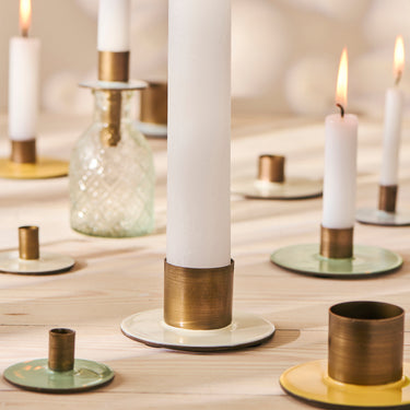 Candle Holder - Butter Cream (3.8cm)