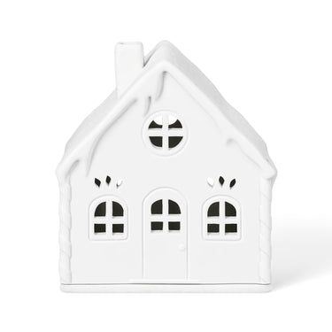 Ceramic Light House - Candy Cane House