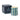 Cabana Blue/Navy Striped Ceramic Candle - Warm Cider