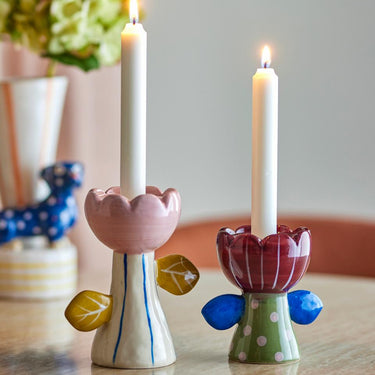Florita Candle Holder - Dots