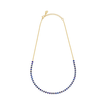 Wellness Amelia Gemstone Bead Necklace - Lapis Lazuli