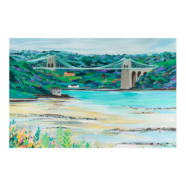 Low Tide, Menai Bridge - Print