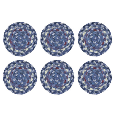 Placemats in a Basket - Set of 6 Lupin