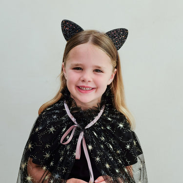 Spooky Glitter Cat Ears