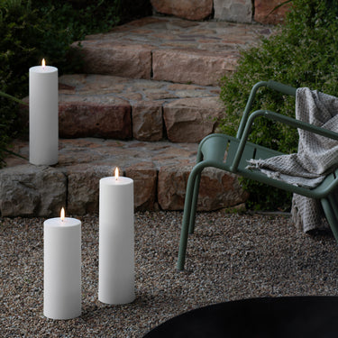 Outdoor LED Maxi Pillar - White (40cm)