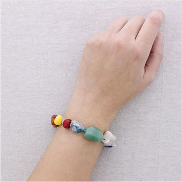 Beaded Stone Bracelet - No.3