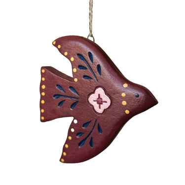 Hanging Bird - Folk Art Red