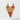 Ceramic Hanging Decoration - Heart Red Merry Christmas