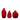 Layla Mini Vase - Red