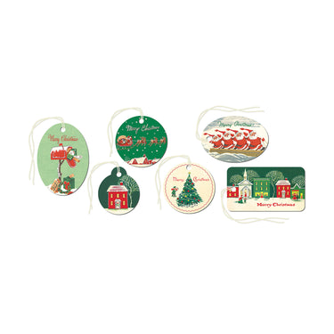 Gift Tags - Vintage Christmas Houses