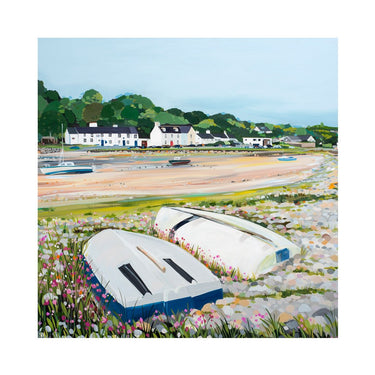 Red Wharf Boats Card