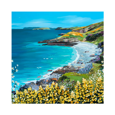 White Beach Card by Janet Bell