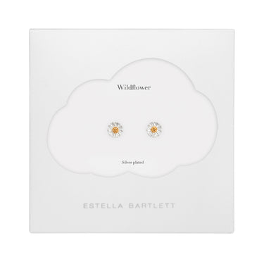 Wildflower Stud Earrings - Silver & Gold